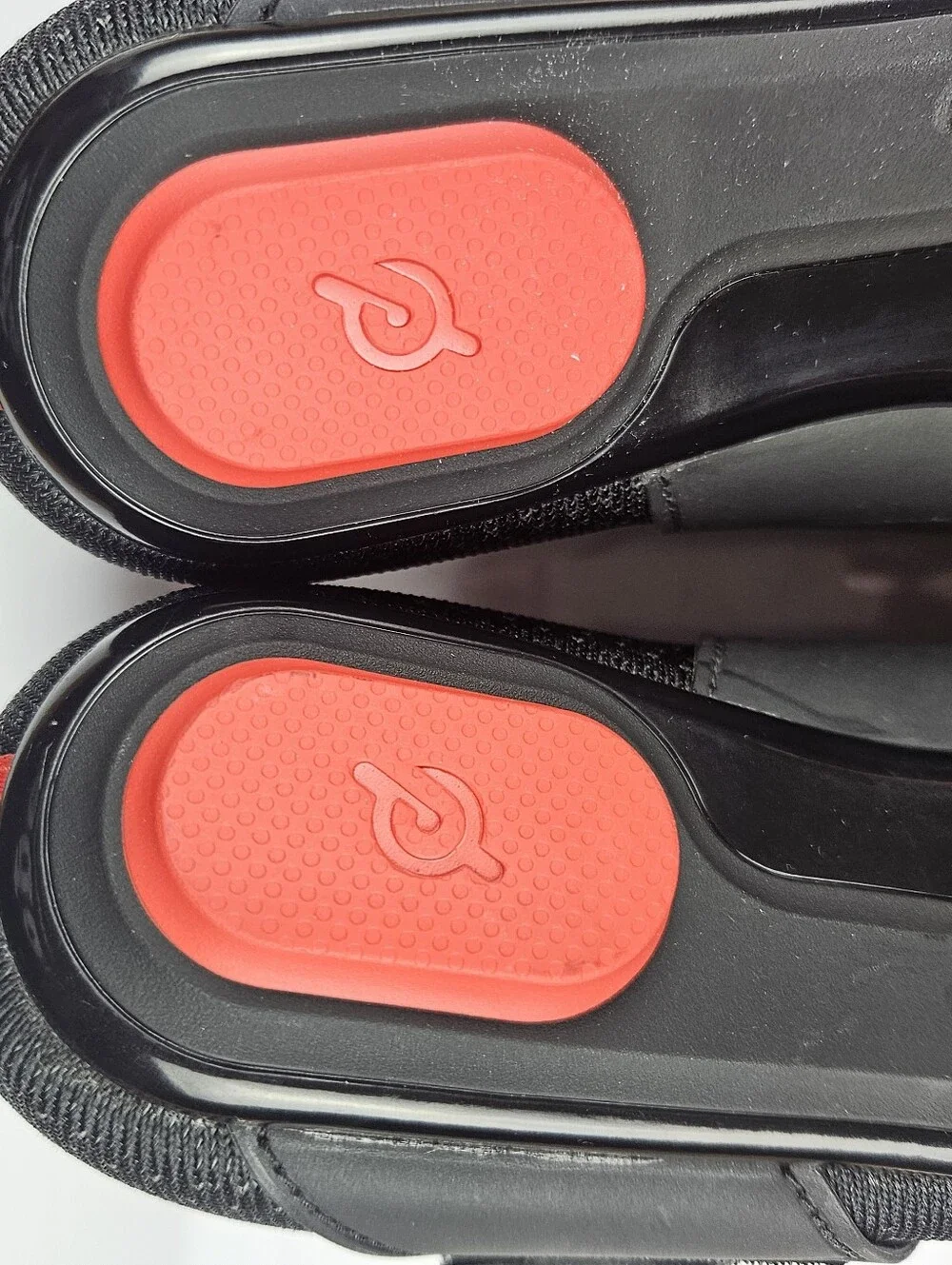 Peloton Cycling Shoes Black Red Size EU 38 US Women's 7.5 Delta Cleats Included